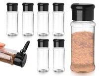 6 StüCk GewüRzstreuer Kunststoff GewüRzdosen Leer GewüRzgläSer Transparent