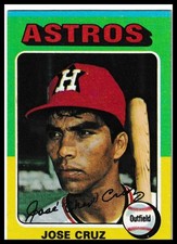 1975 Topps #514 Jose Cruz Houston Astros