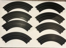 Life Like SLOT CAR 9 Inch Curved 8- PCS Track HO Slot Car