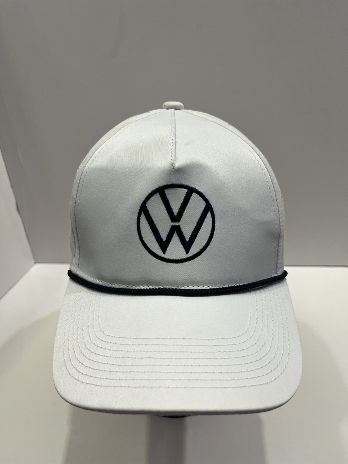 White Color  VW Volkswgen Hat Cap Strap Back