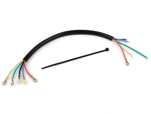 Kabelast ZüNdgrundplatte -VESPARATUR- Vespa V50 6V - 2 Spulen - 5 Kabel-image