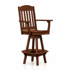 Amish Made Classic Outdoor Patio Chair, HDPE Poly Lumber, Made in USA