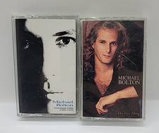 Lot of 2 Michael Bolton Cassette Tapes The One Greatest Hits 1985-1995