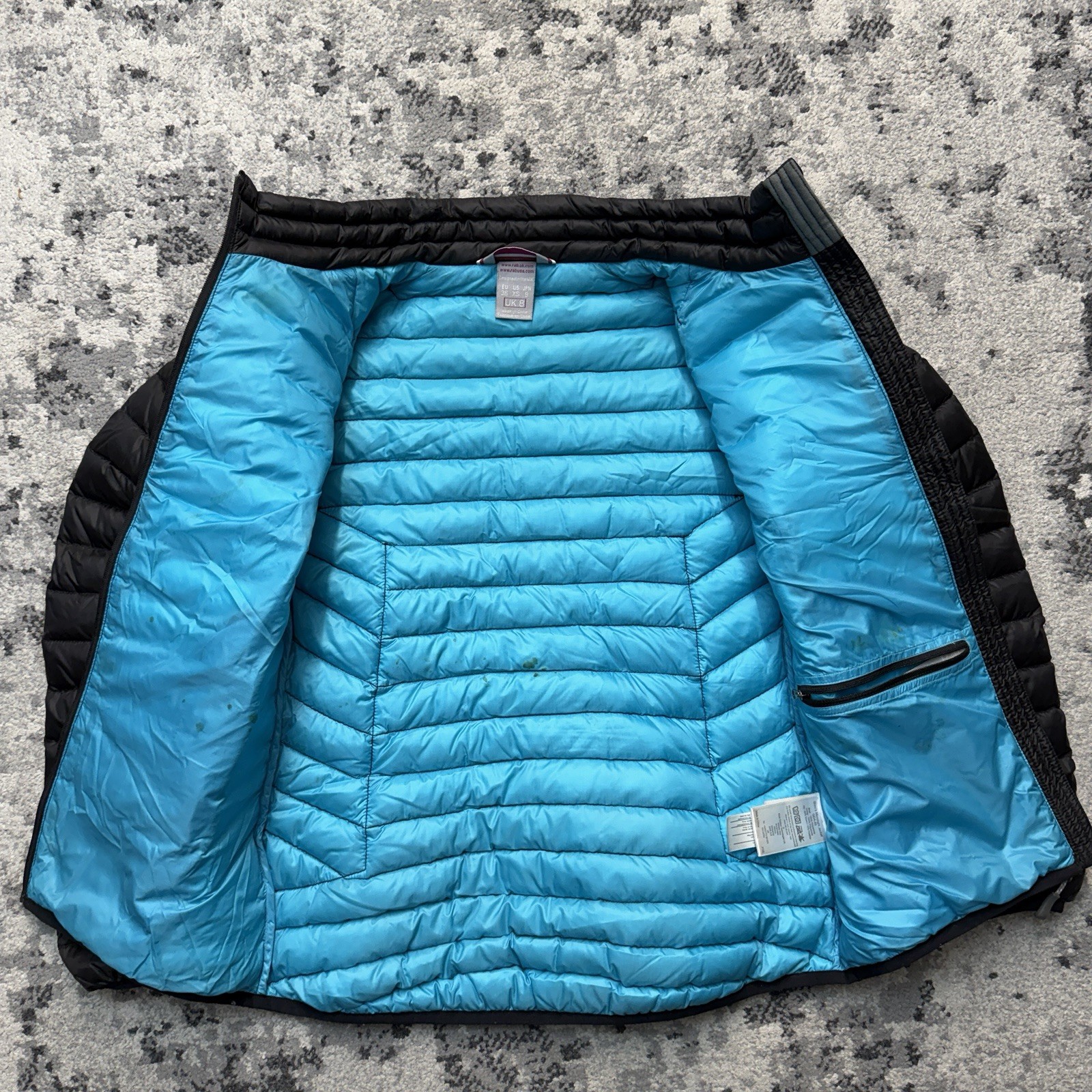 Rab Microlight Puffer Jacket Coat Size XS Pertex Microlight image 5