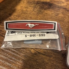 1969-1973 Ford Mustang Steering Wheel Emblem 2-spoke Horn Pad Pony C9zz-3649-s