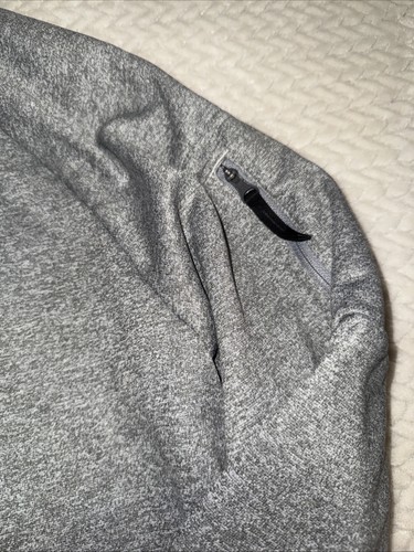 Nike Therma-Fit Hoodie Mens Medium Pullover Athletic Zip Pocket On Arm Swoosh - Picture 2 of 6