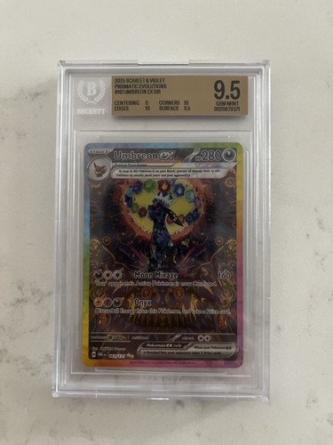 Umbreon ex 161/131 Prismatic Evolutions SIR Full Art Holo BGS 9.5 (2025)