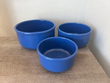 Waechtersbach Mixing Bowls Serving  Blue Nesting Set Of 3 Spain
