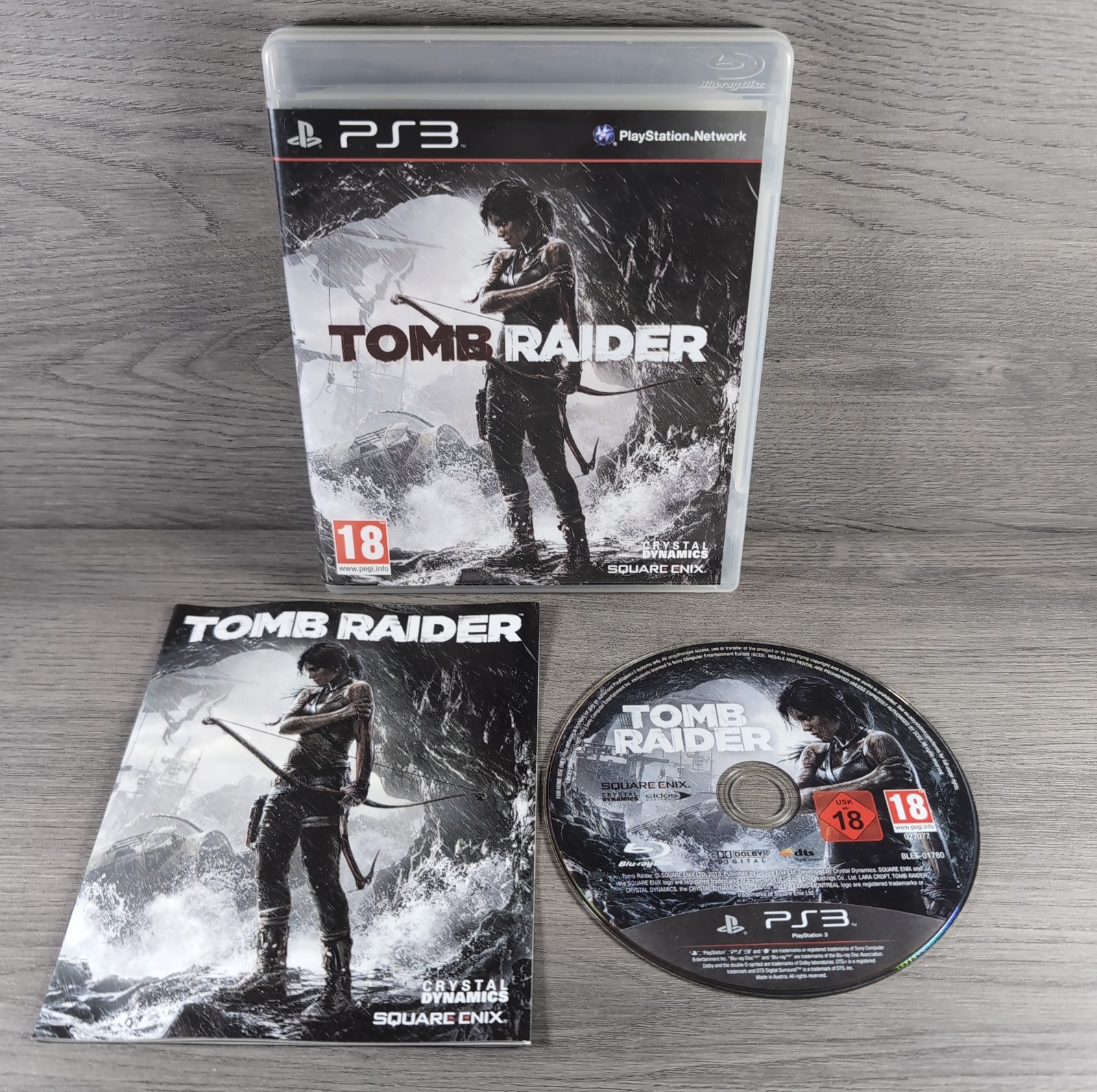 Tomb Raider Playstation 3 PS3 Game Very Good Condition Disk
