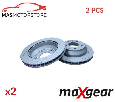 BREMSSCHEIBEN SATZ PAAR HINTEN MAXGEAR 19-1833SPORT 2PCS A NEU OE QUALITÄT