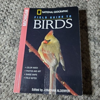 Nat Geo Field Guide to Birds Michigan Alderfer 2005 Illustrated Nature