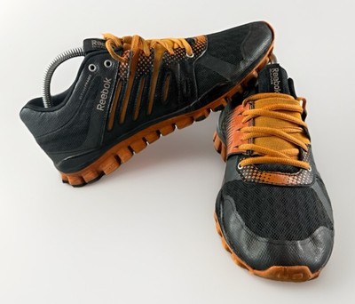 Reebok RealFlex 3.0 Running Shoes Orange & Black Men s 8.5 