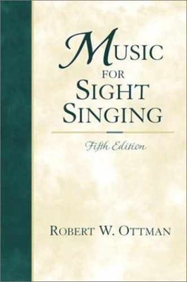 Music for Sight Singing (5th - Spiral-bound, by Ottman Robert W. - Acceptable