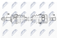 NTY Antriebswelle NPW-PL-127 FüR Opel Mokka J13 _76 4X4 LPG Cdti Chevrolet Trax