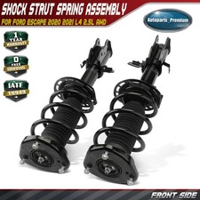 2Pcs Front Shock Absorber w/ Coil Spring for Ford Escape 2020 2021 L4 2.5L AWD