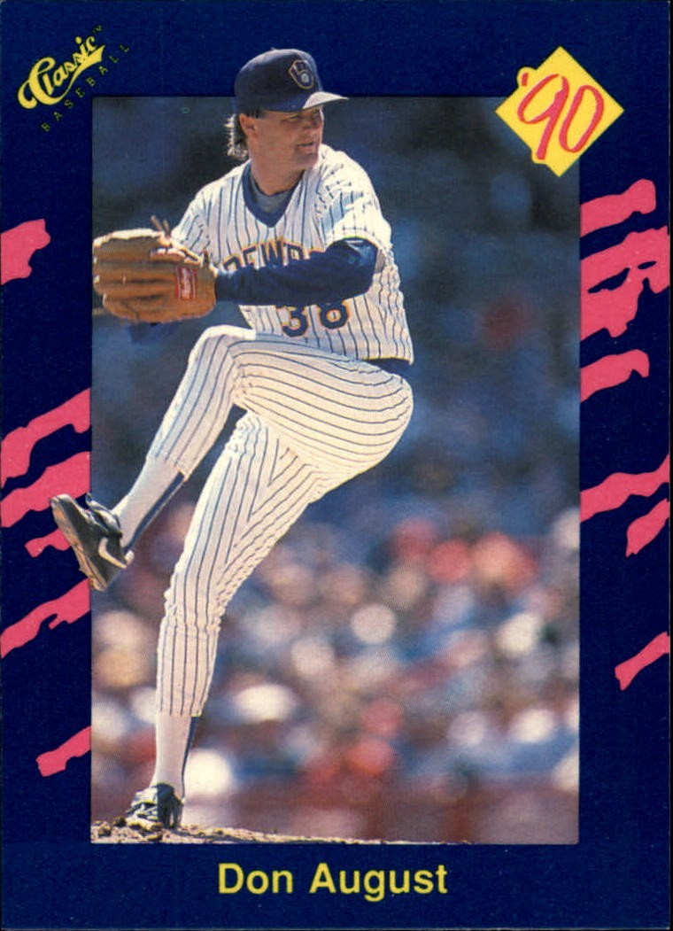 1990 Classic Blue #124 Don August - BB
