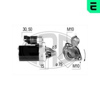 Era Anlasser Starter 220644A FüR Pbt Hyundai Pb Pa 12V I20 1 I10 Kia Picanto 2 3