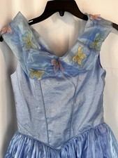 Disney Cinderella Costume Prestige Youth Large Gown EUC 24 - 26 Waist Dress