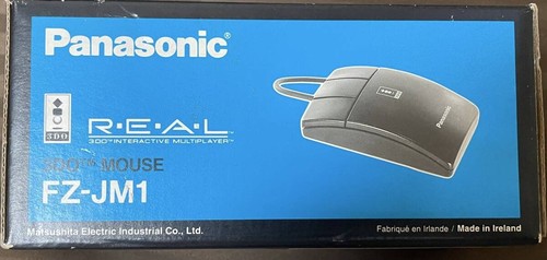 Panasonic 3DO Mouse Controller FZ-JM1 Black Controller Box Instructions New Rare - 第 4/4 張圖片