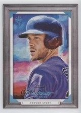 2019 Panini Diamond Kings Portraits Holo Blue 18/25 Trevor Story #P11 uk2