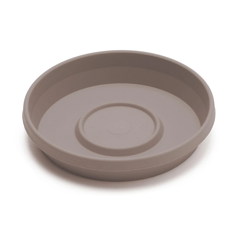 Bandeja Platillo Resina Terra: 8" Ancho Inferior - Guijarro Piedra Beige - Mate, Durable... Foto 4 de 4