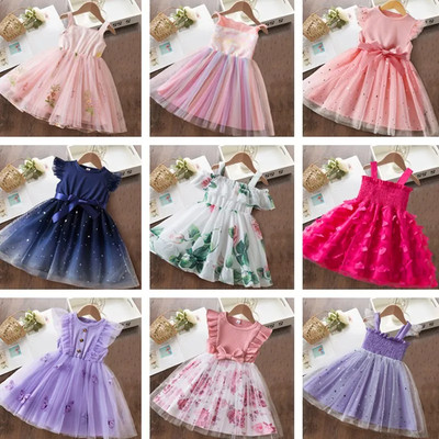New Summer Dress for Girls 2 3 6 Yrs Casual Baby Clothes Birthday Party  Clothes | eBay