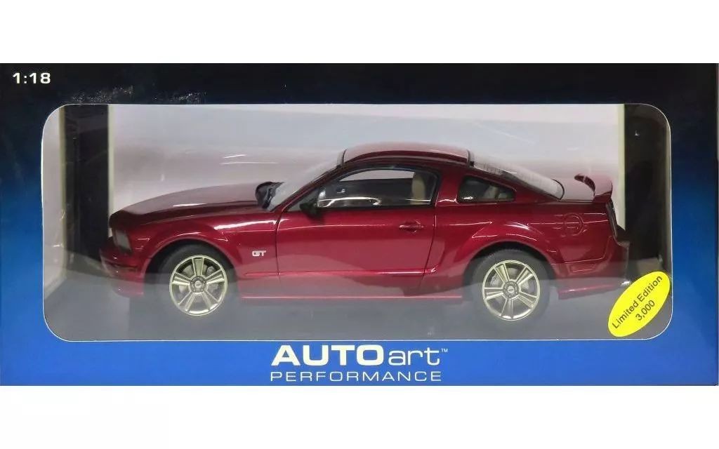 AUTOart Ford Mustang 5 GT 2004 Auto Show Version Red Fire 73012