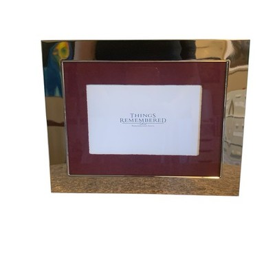 Things Remembered Picture Frame 5 by 7 Silver Toned Can Be Engraved New NIB