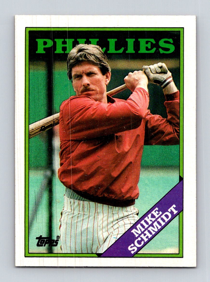 1988 Topps #600 Mike Schmidt Philadelphia Phillies