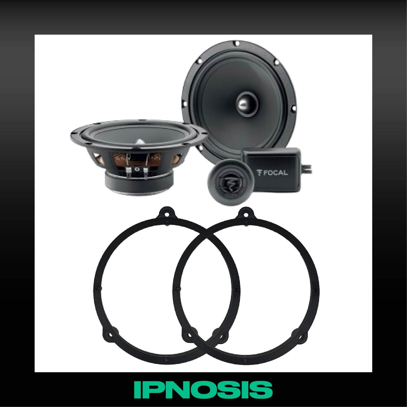 Kit 4 casse FOCAL ASE 165 Mercedes CLK (W208) dal 1997 al 2003 + 2 Supp Ant