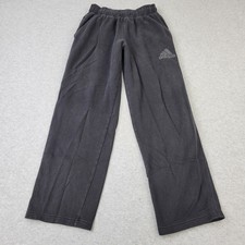Adidas Sweatpants Mens Medium Black Logo Graphic Sweats Warm Ups