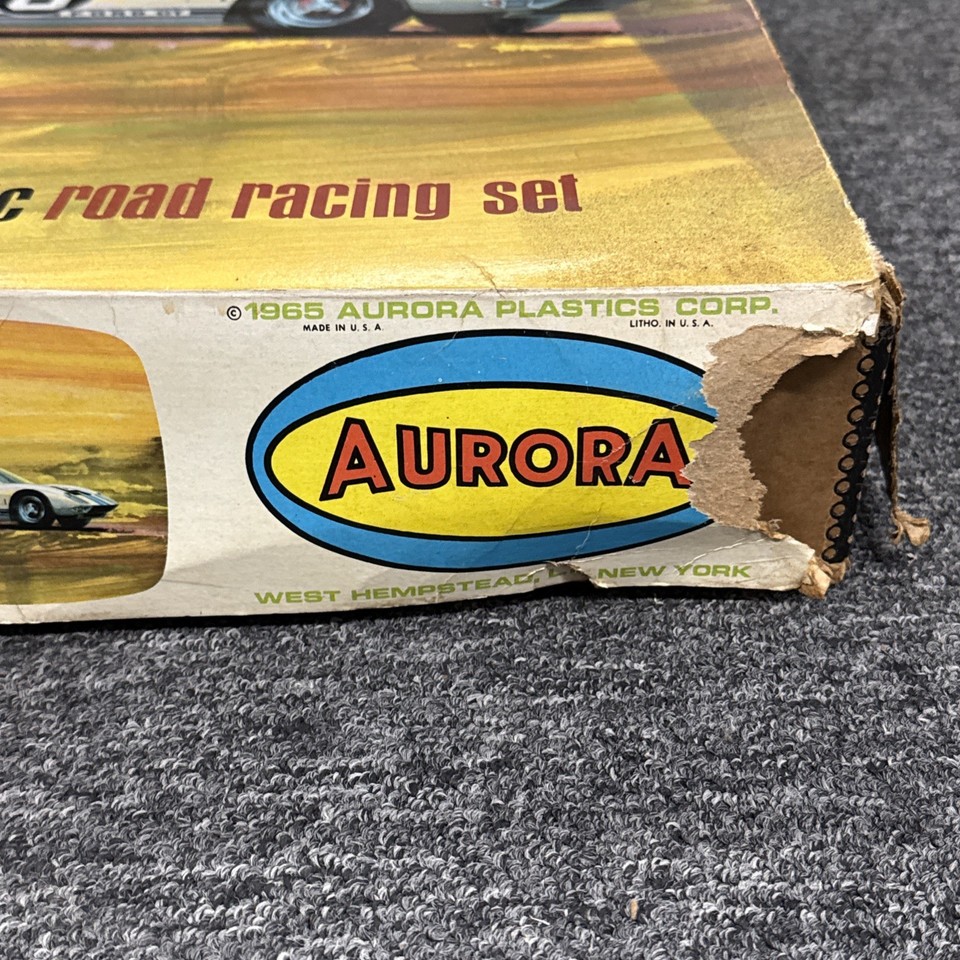 AURORA AMERICAN CLASSIC ROAD RACING SLOT CAR SET 1:32 BOXED 1960s | eBay