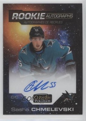 2020 O-Pee-Chee Platinum Rookie Cosmic 56/75 Sasha Chmelevski #R-SC Auto RC 0y85