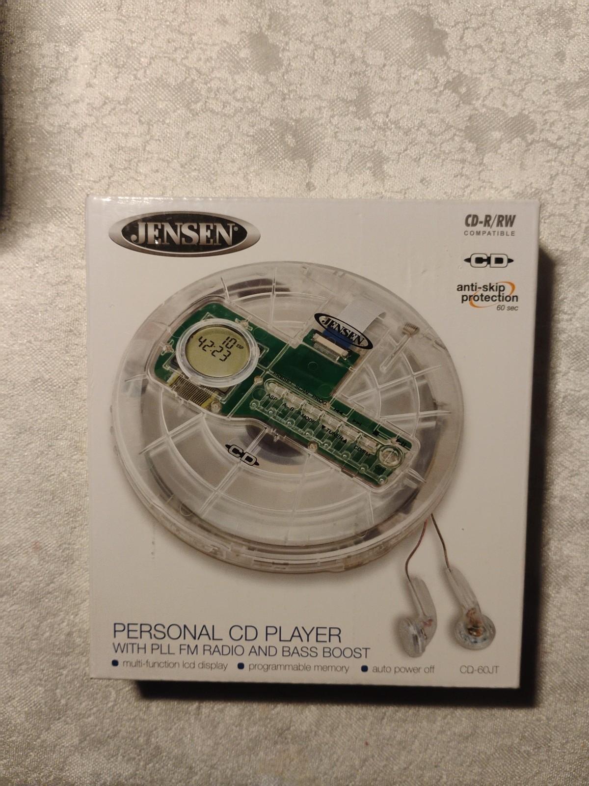 With Pll Fm Radio And Bass Boost Clear Case