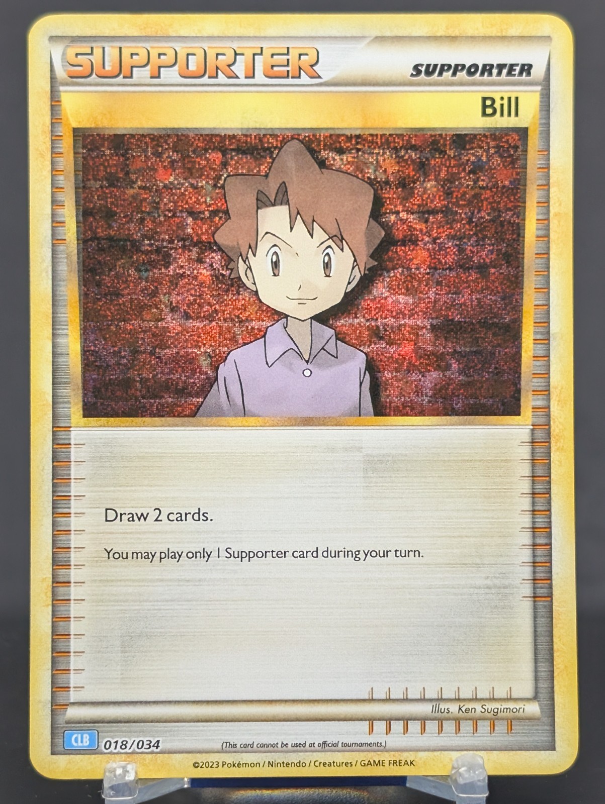 Pokemon Bill #018/034 English CLB Classic Collection Blastoise Deck