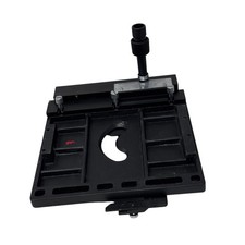 Microscope Mechanical Stage – Adjustable X-Y Slide Platform with Ruler and Knob