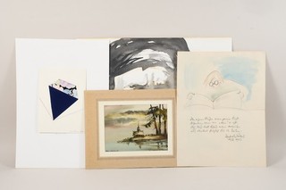 R12E76 Collection Art Varia including Ilse Beate Jäkel (1907 1982) Drawing Signed