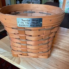 longaberger Bee Basket 1990 Together We’re On The Move Signed Tami Longaberger