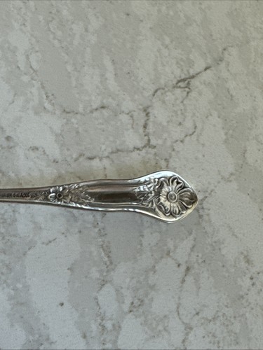 Stratford Silver Co. 1900's Antique Ornate Rose Silver Plated 6-1/4" AX1 Spoon - Picture 14 of 15