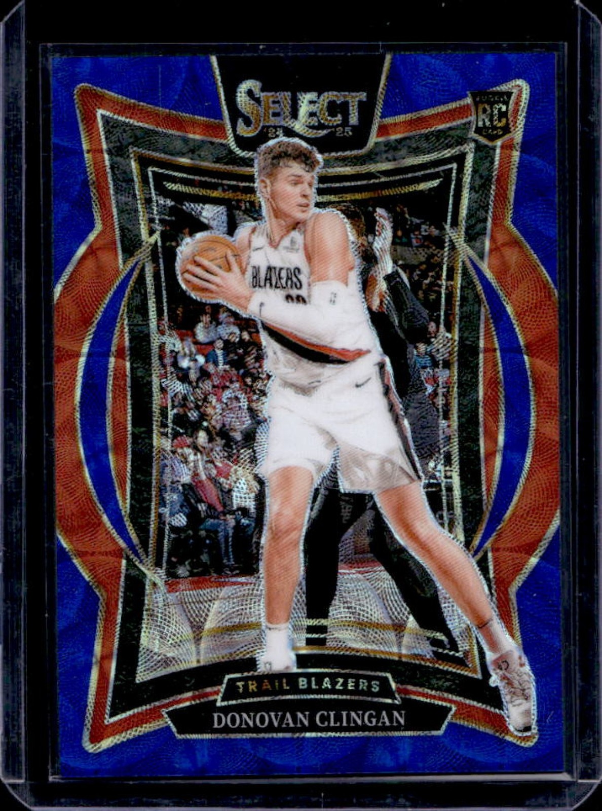 2024-25 Panini Select Donovan Clingan Concourse RC Blue Scope Prizm #/249
