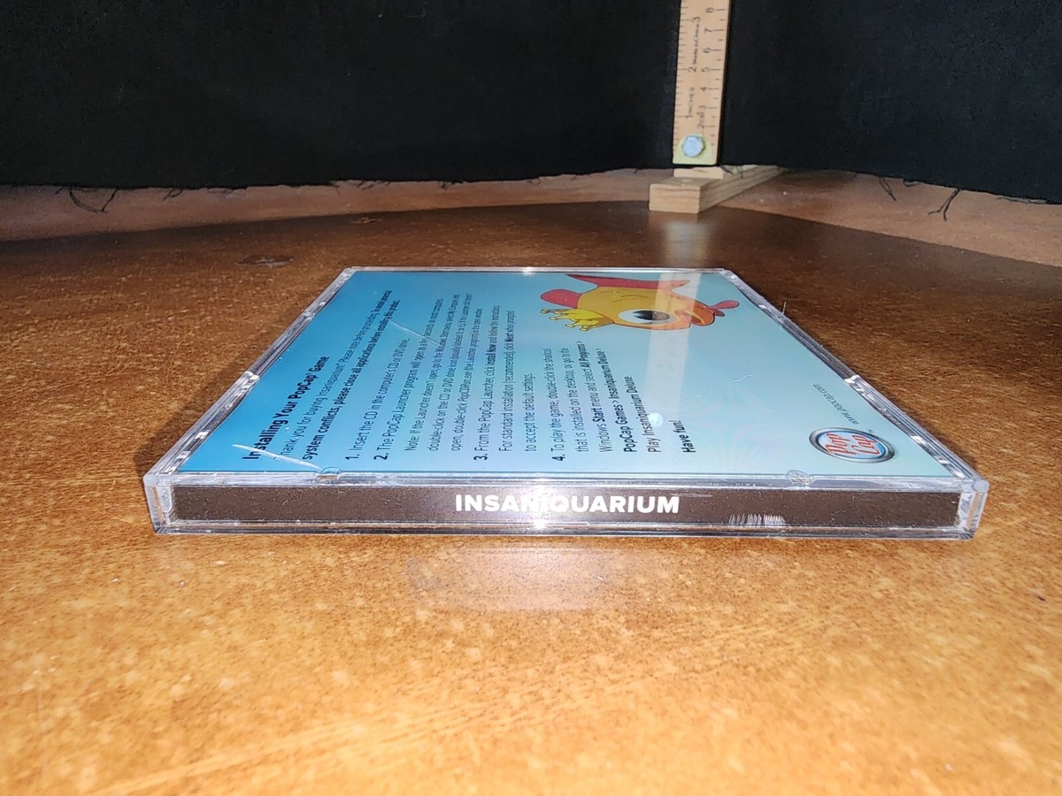 Insaniquarium PC CD ROM From The Makers Of Bejeweled Good Insaniquarium PC CD ROM From The Makers Of Bejeweled Good