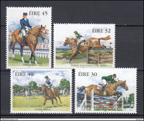 IRELAND 1998 Fauna Horses Sport Mi 1059-1062 MNH (**)