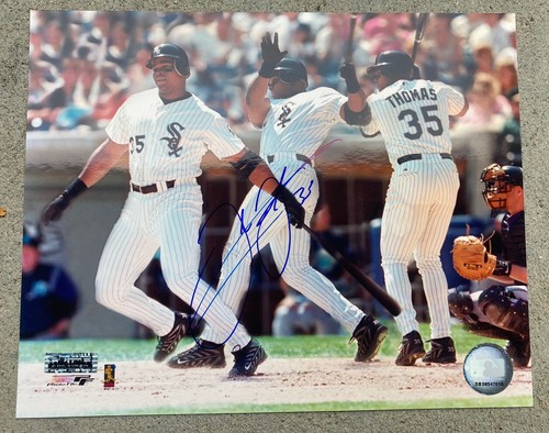 FRANK THOMAS Signed/ Autographed Rare 3X Chicago White Sox 8x10 Photo w COA - Picture 3 of 3