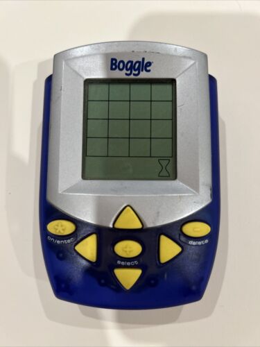 Vintage 2002 Hasbro Boggle Electronic Handheld Game Tested And Works