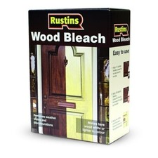 Rustins Wood Bleach Set (A & B Solution) Lightens Wood, Removs Weathering