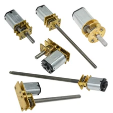 DC 3V 6V 12V DC Micro Speed Reduction Electric Gear Motor Metal Gearbox Wheel