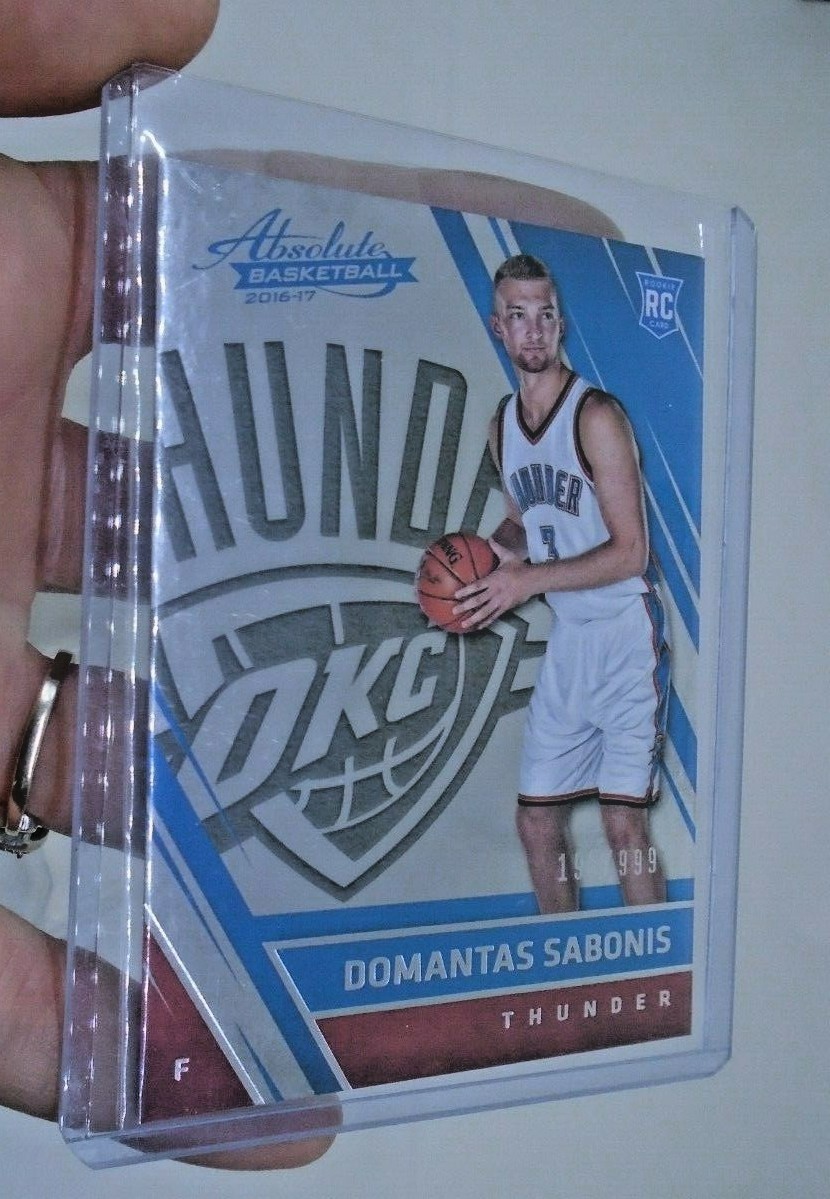 2016-17 PANINI ABSOLUTE #170 DOMANTAS SABONIS RC ROOKIE CARD /999