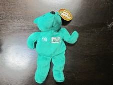 Salvino Bammers Vinny Testaverde Beanie Bear Plush New York Jets
