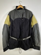 BMW Mens Modern Concept Gore-Tex Motorcycle Full Zip Buckle Jacket Size L GUC
