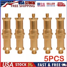 5PCS 1/4 to 3/8 inch Male Converter Threaded Spigot Stud Adapter NEW